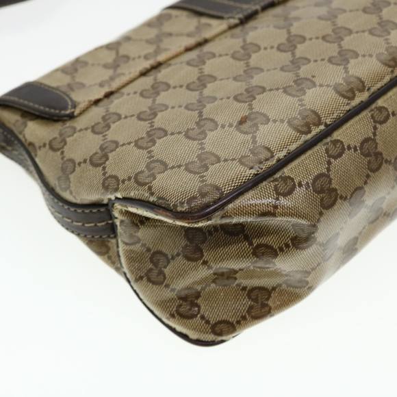 GUCCI GG Canvas Shoulder Bag Coated Canvas Beige 181483 Auth am4265 - Picture 16 of 16